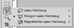 Das Polygon-Lasso-Werkzeug in Adobe Photoshop