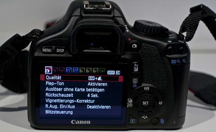 Canon EOS 550d Einstellungen