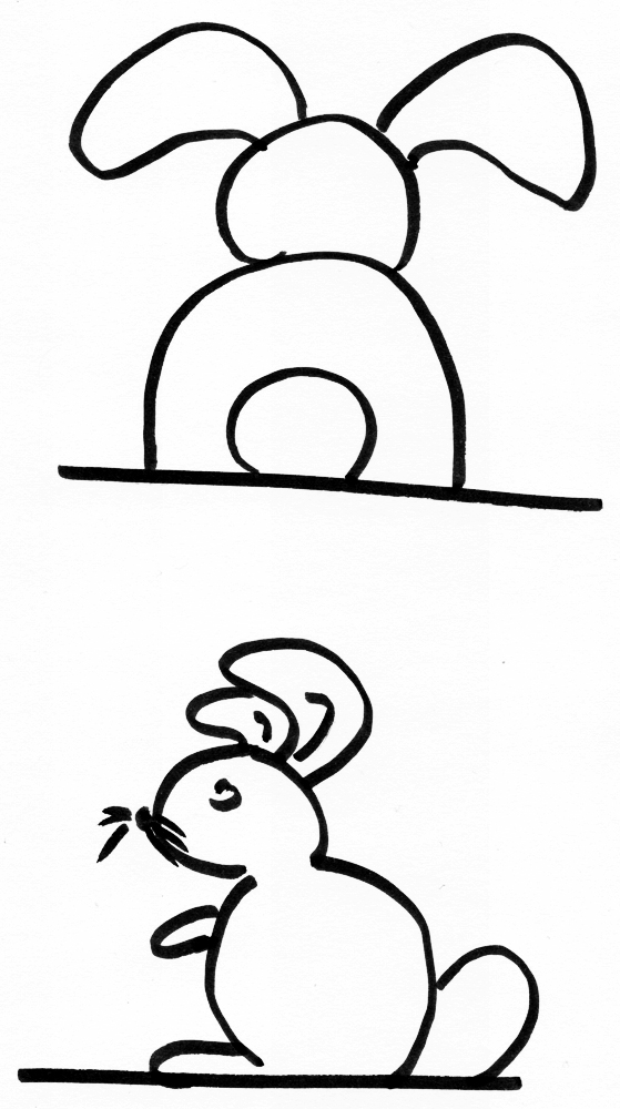 kaninchen zeichnen
