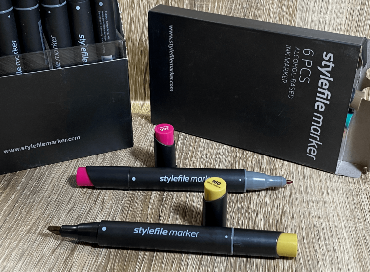 Stylefile Marker: Stifte und Spitzen