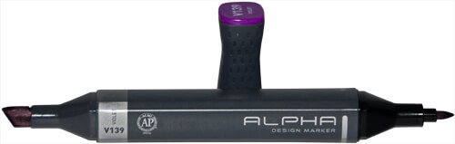 Einzelner Alpha Design Marker