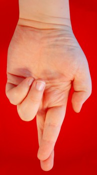 Gekreuzte Finger