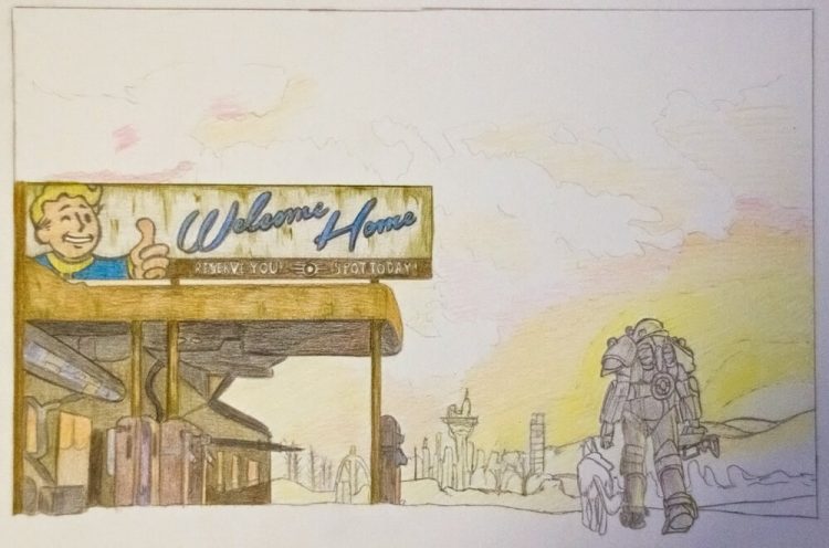 Fallout 4 Zeichnung 6