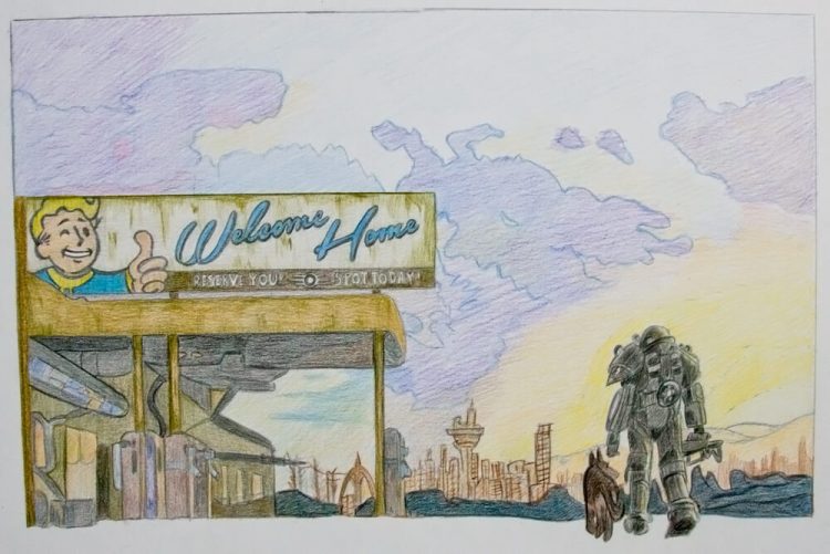 Fallout 4 Zeichnung 8