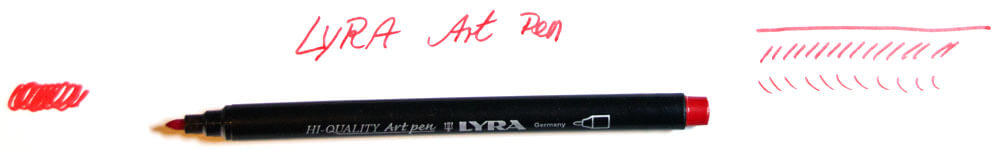Art Pen Maltest