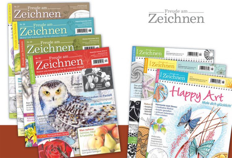 Das Kunstmagazin Freude am Zeichnen