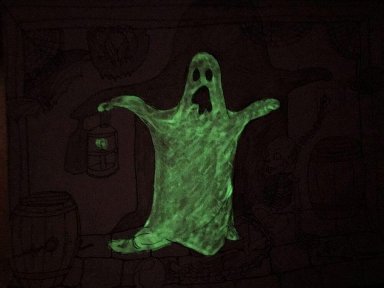 Glow in the dark art – Kunst, die im Dunkeln leuchtet