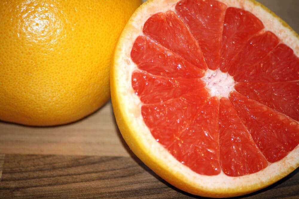 Fotovorlage zum Abzeichnen Grapefruit