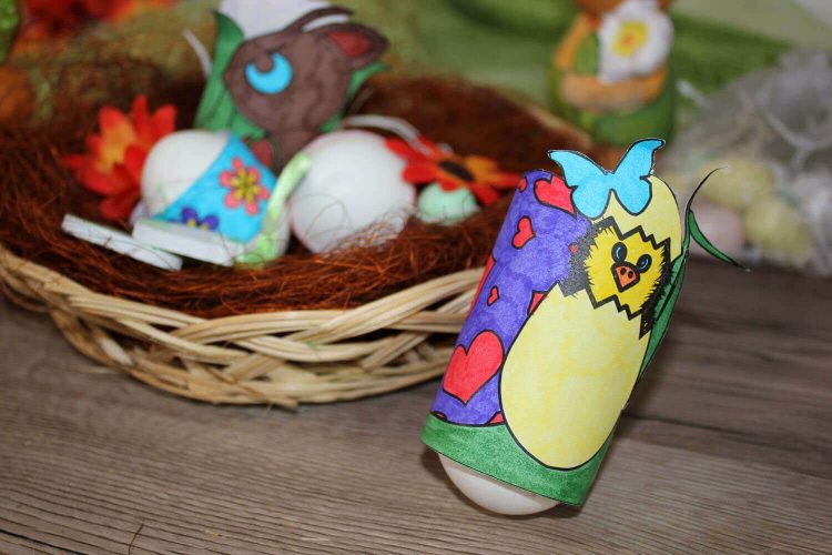 Osterei Bastelvorlagen