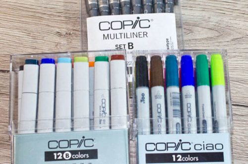 Layoutmarker Copic und Copic Ciao sowie Copic Multiliner Fineliner