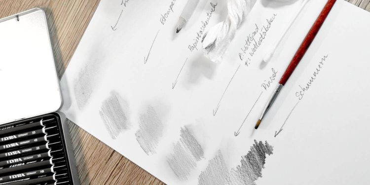 Schattieren und Verblenden mit Bleistift Titel