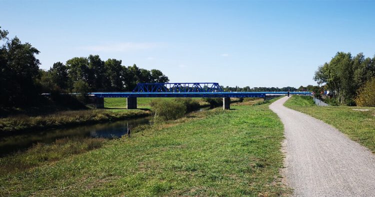 Flusslandschaft neue Lippebrücke 3
