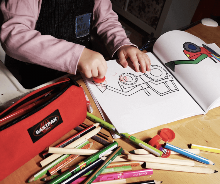 Zeichnen mit Kind – Wüste malen