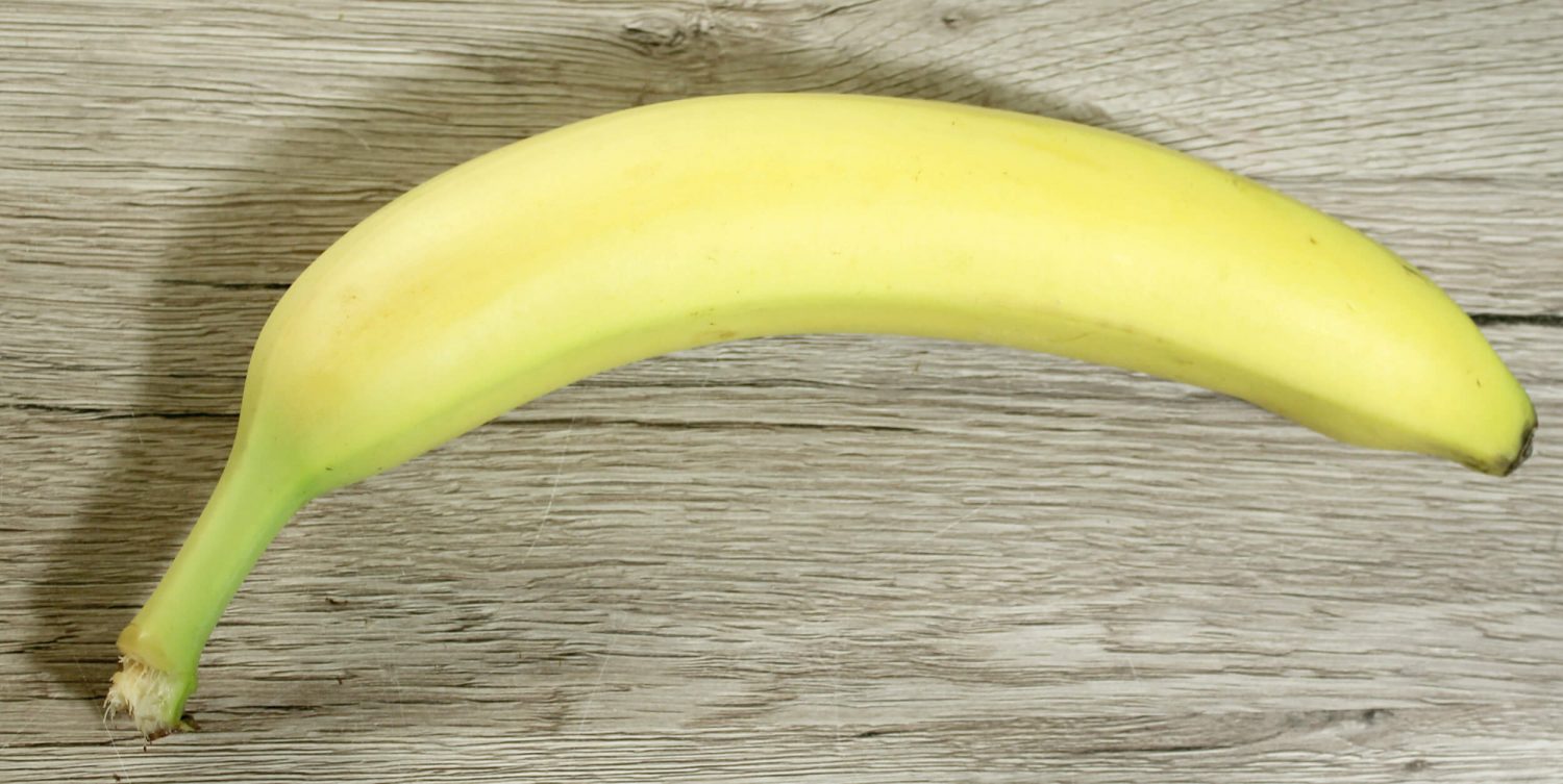 Einzelne Banane Zeichenvorlage 2