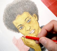 Portrait einer Frau - work in progress 2