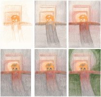 Halloween: Grusel Kürbisgestalt zeichnen - Schritte