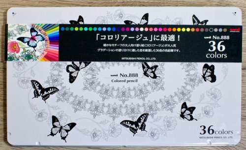 Review: uni Mitsubishi No. 888 Buntstifte