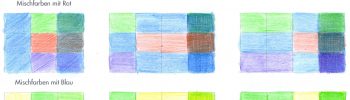 Mit Polychromos Farben mischen Mischfarben