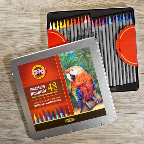 Review: Koh-I-Noor Progresso Aquarellbuntstifte