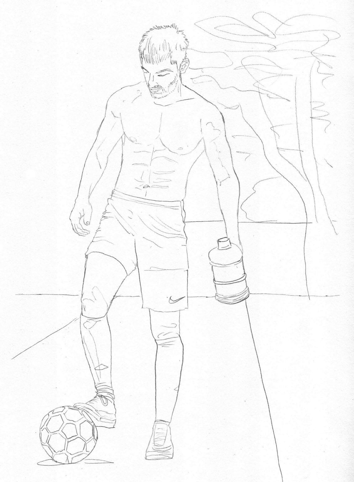 Fußballer zeichnen mit Chromaflow Buntstiften - Tutorial