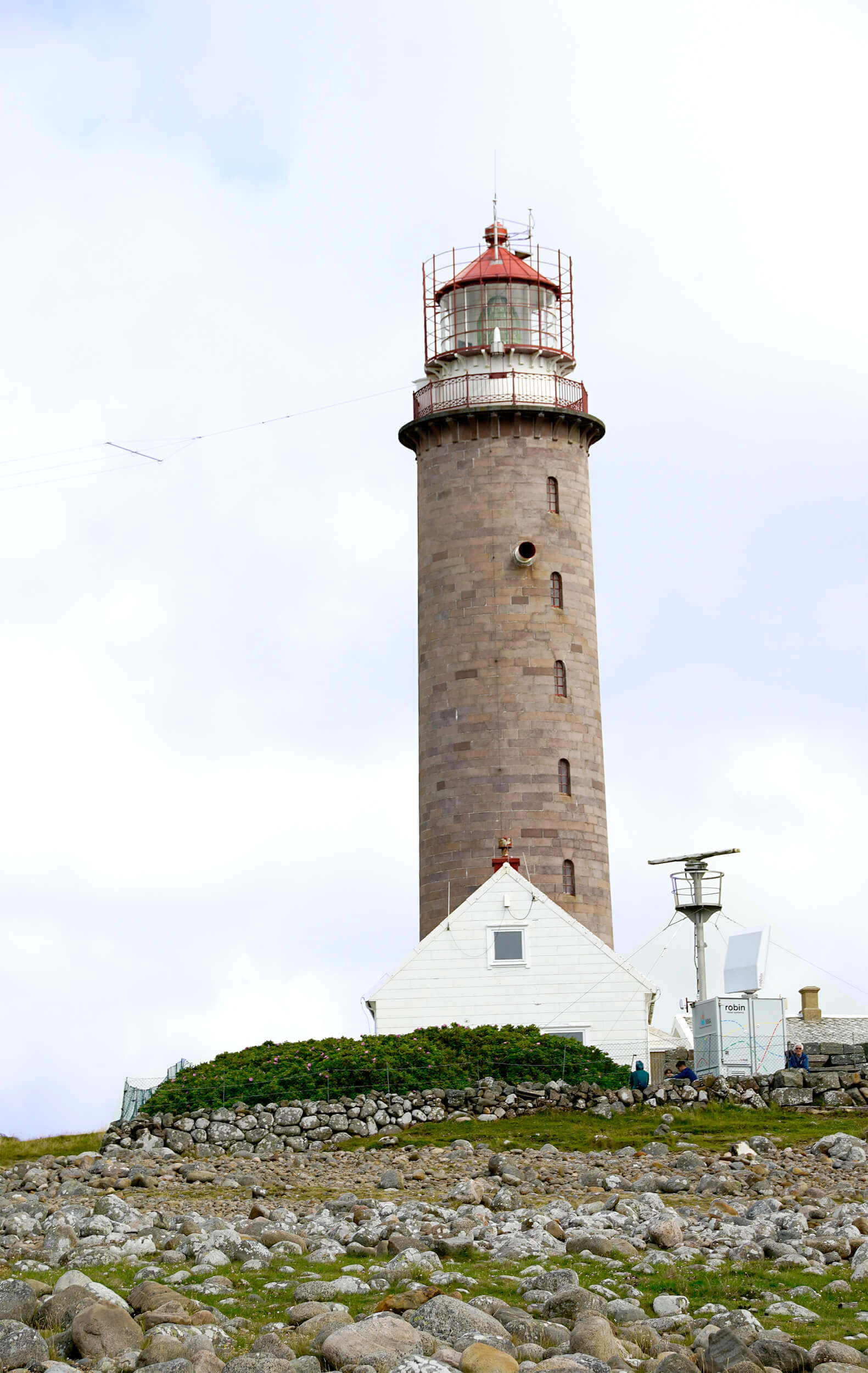 Lista Leuchtturm Fotovorlage an der Küste 2