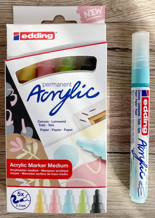 edding - Permanent Acrylic Marker Medium