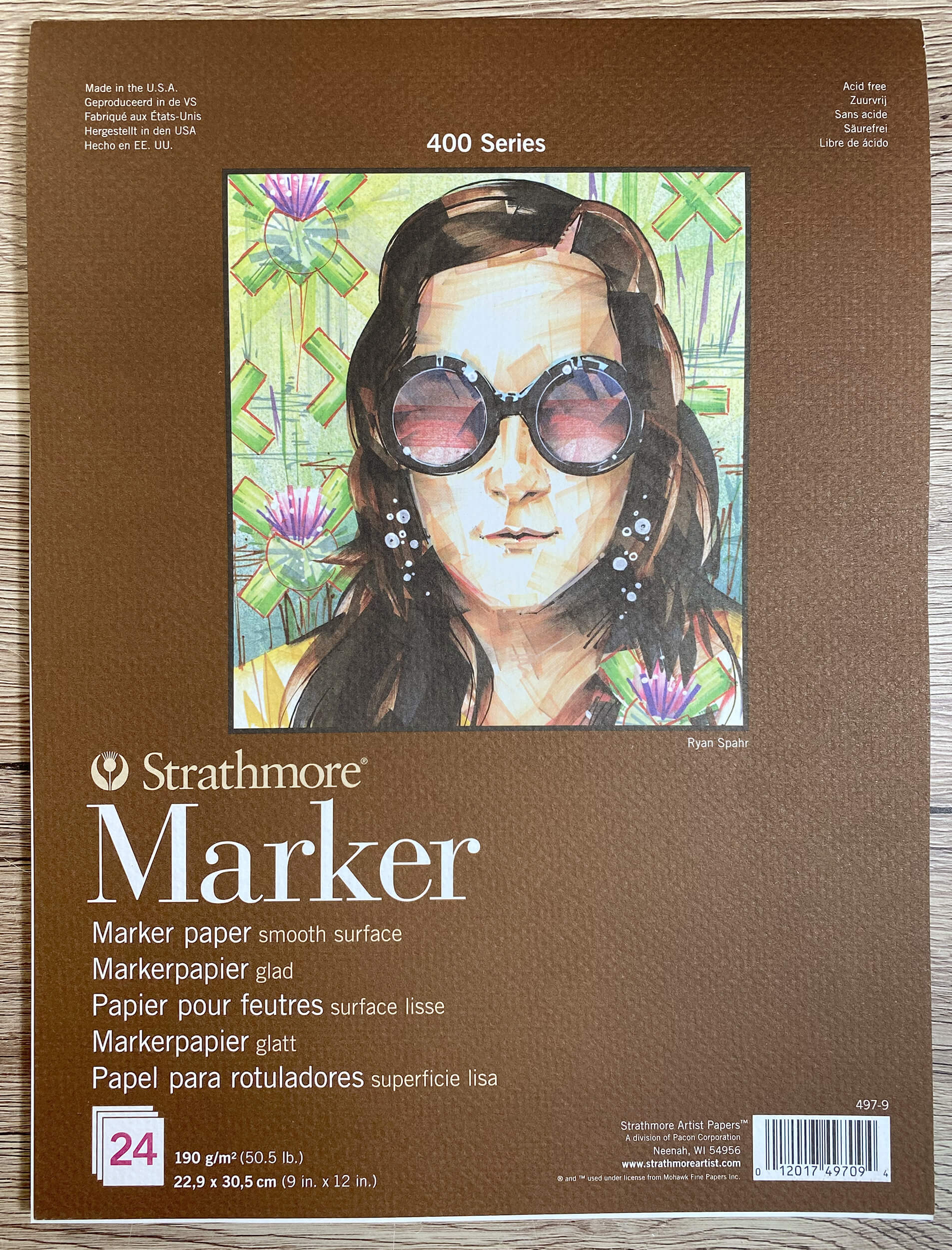 Strathmore Marker paper smooth surface 190 gsm