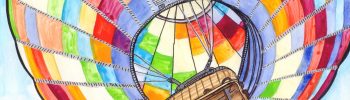 Heißluftballon - Fertige Kolorierung