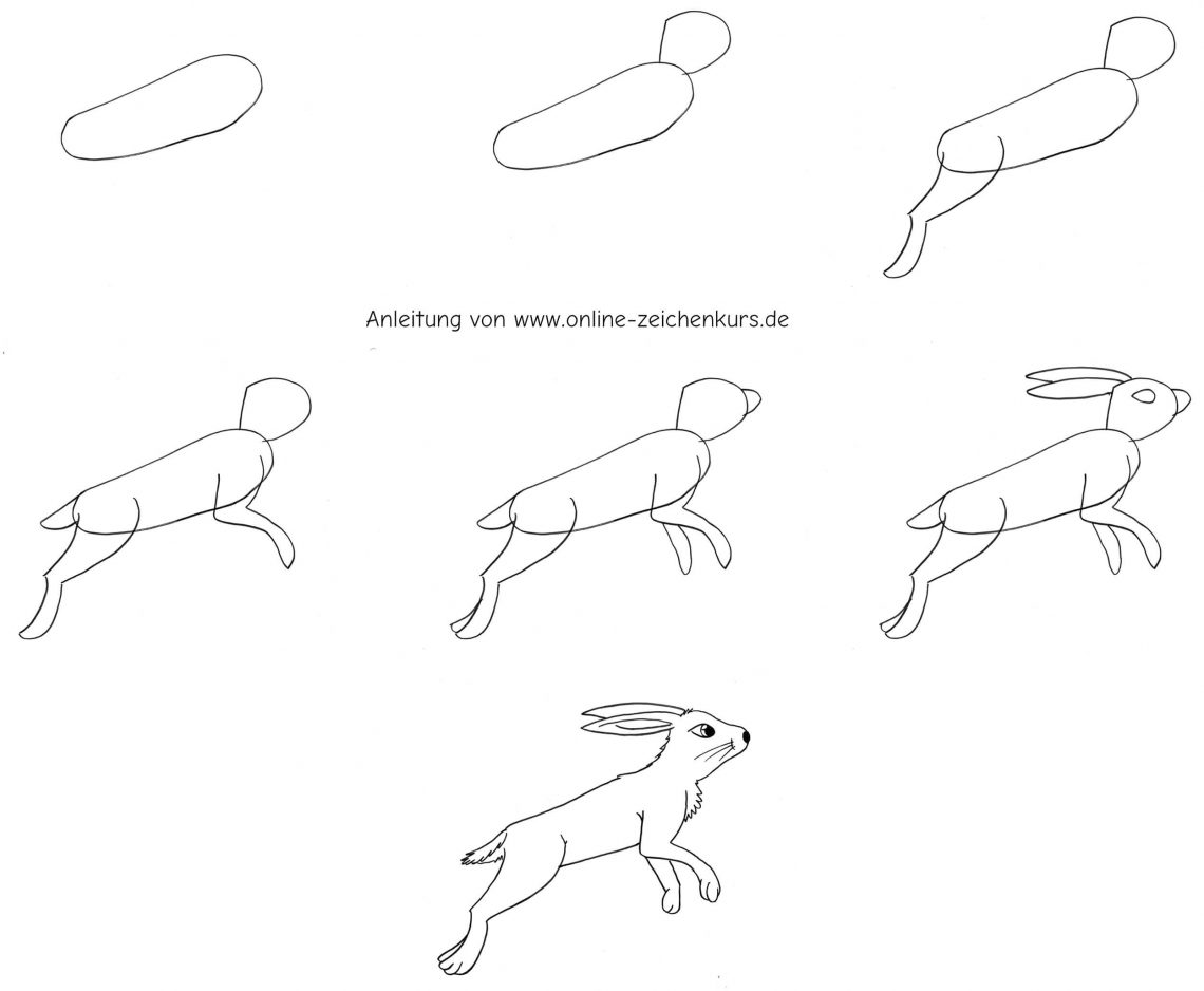 Osterhasen zeichnen – Anleitung für Kinder und Einsteiger