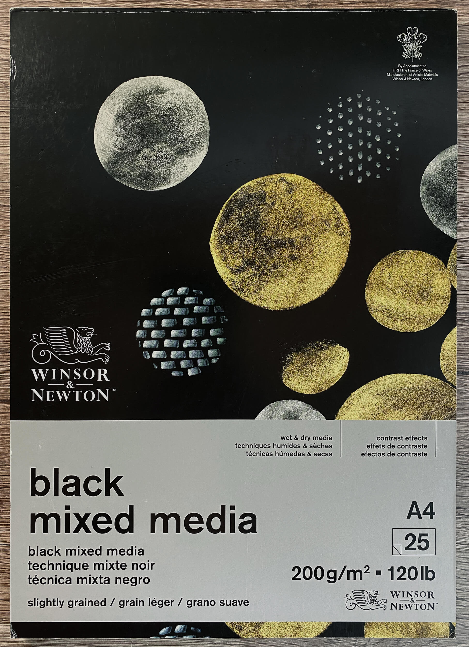 Winsor & Newton Black Mixed Media Slightly grained 200 gsm