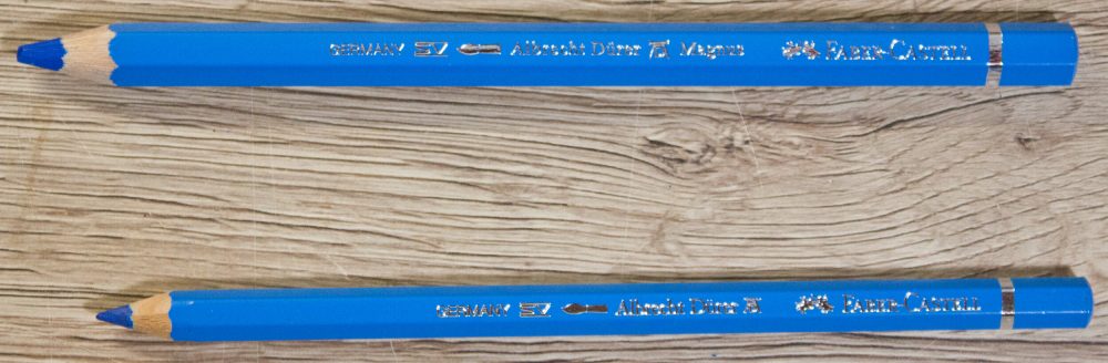 Faber-Castell Albrecht Dürer MAGNUS und normaler Aquarellbuntstift