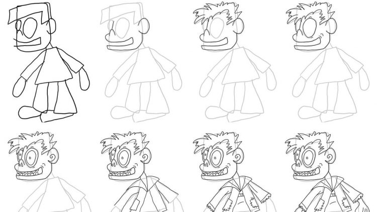 Halloween Motive zeichnen für Kinder und Erwachsene