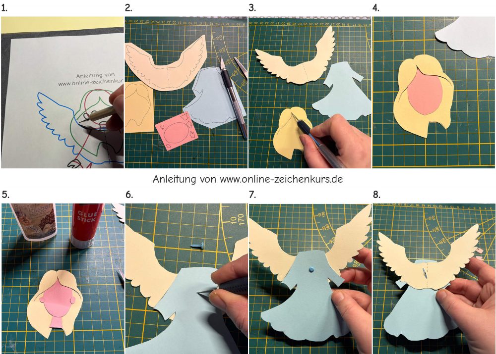 Engelchen Bastelanleitung 1