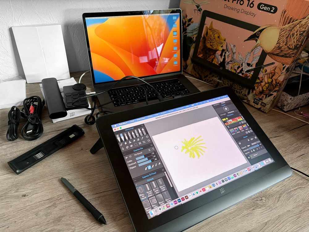 XPPen Artist Pro16 Gen 2 Nutzung