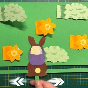 Osterhase Versteckspiel basteln und spielen