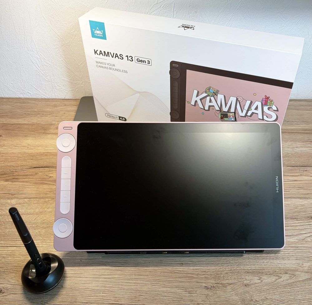 Huion Kamvas 13 Gen 3 ausgepackt