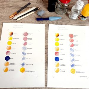 Buntstifttechniken im Überblick
