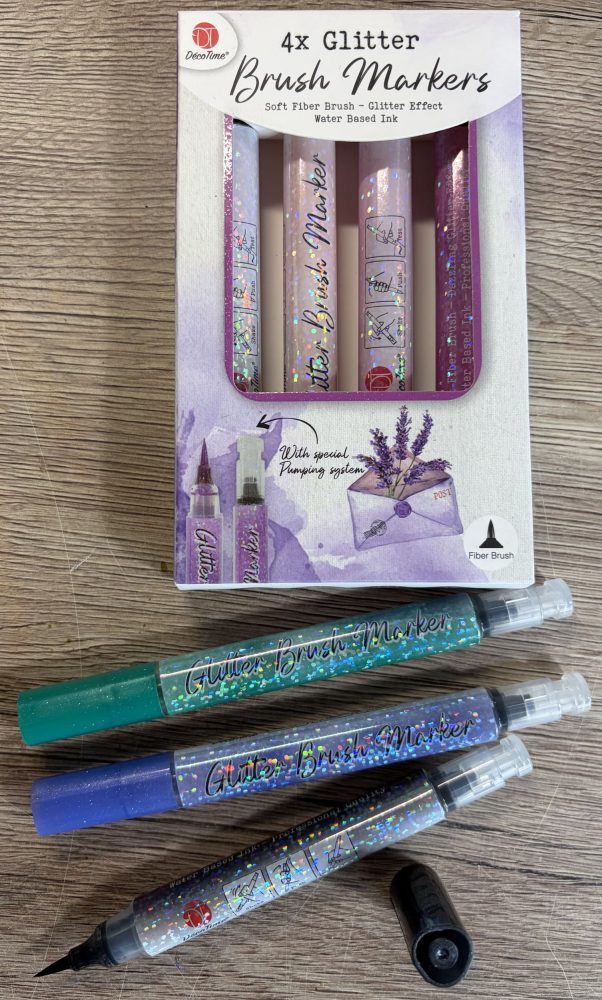 Déco Time Glitter Brush Marker