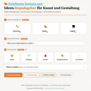 Ideen-Impulsgeber für Kunst und Gestaltung