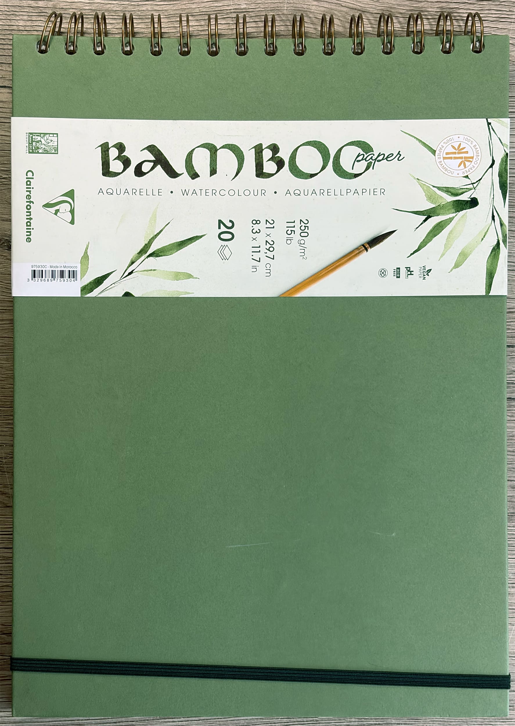 Clairefontaine Bamboo Aquarell 250gsm Ringbuch